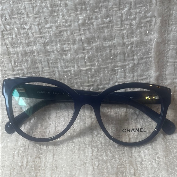 CHANEL Accessories - Authentic CHANEL dark blue Glasses 3308 c. 1502 size 50-18
